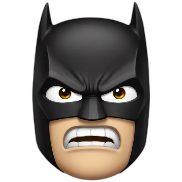 Angry Batman emoji