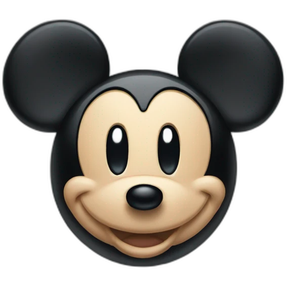 Head Mickey mouse emoji