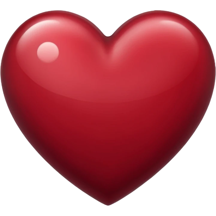 Bordeaux heart emoji