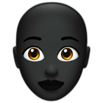 Black lipstick emoji