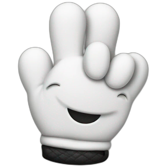 mickey glove thumb up emoji