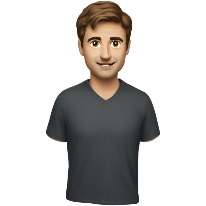 Paul mescal realistic portrait brown hair emoji