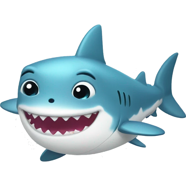 cute kawaii baby shark emoji