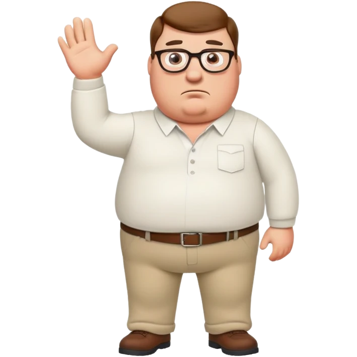 Peter griffin hitting the griddy emoji