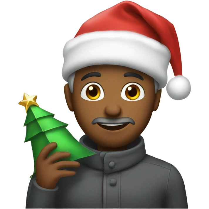 Christmas Eve funny emoji