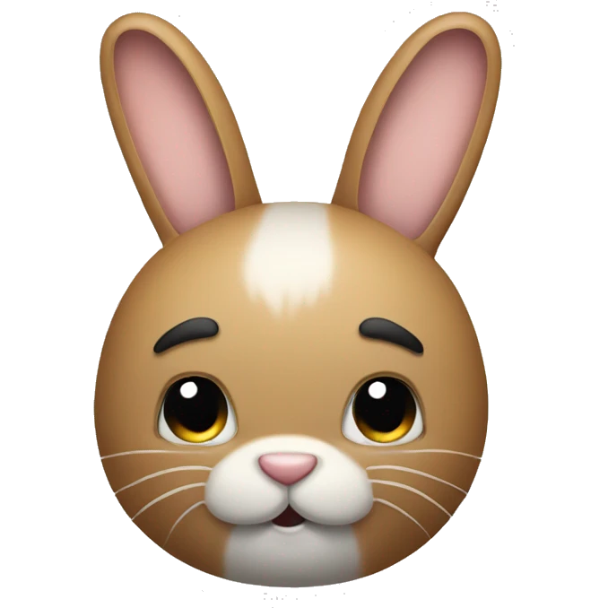 rabbit body unhappy emoji