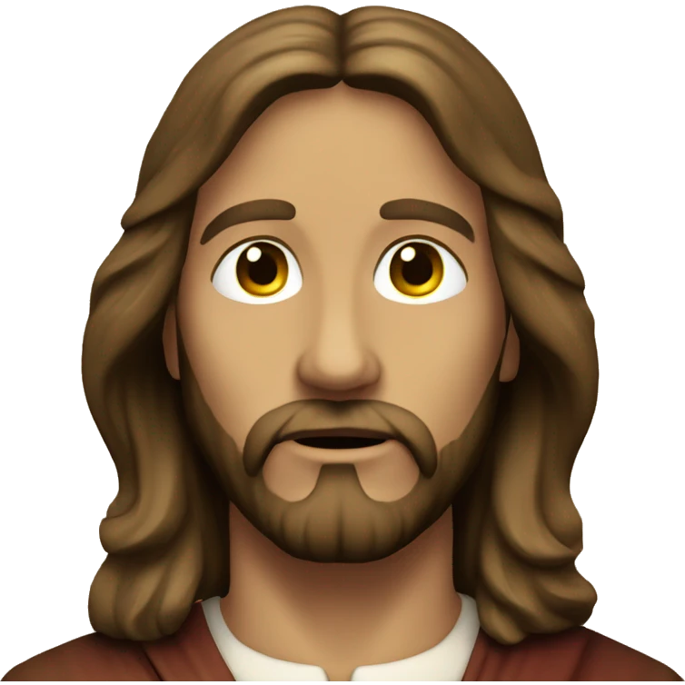 Jesus on cross emoji