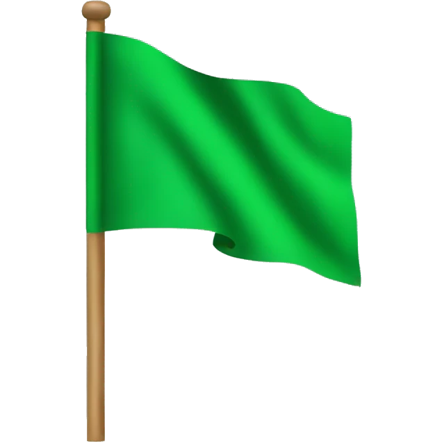 Green flag emoji