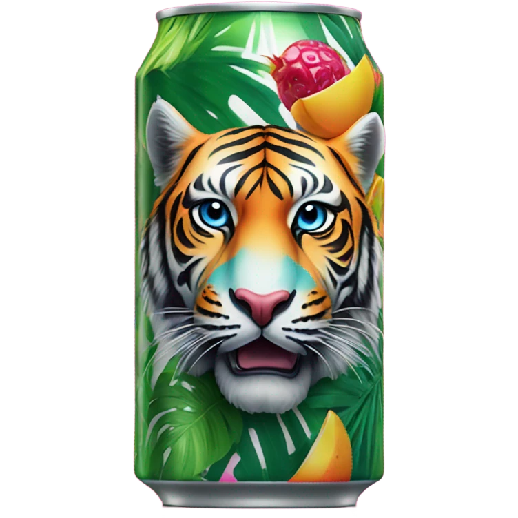 Tropical tiger Energy Drink  emoji