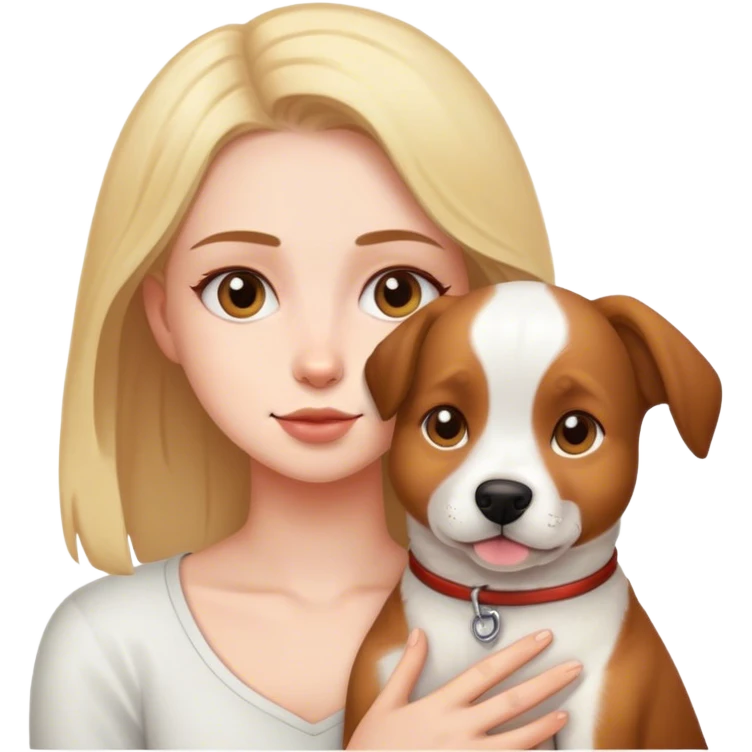 Me with a dog emoji