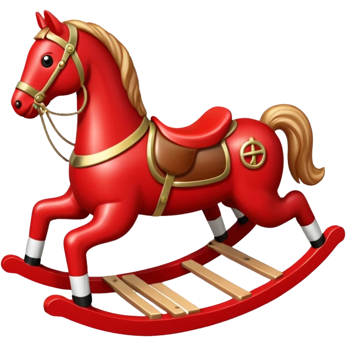 red Rocking Horse emoji