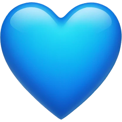blue heart emoji