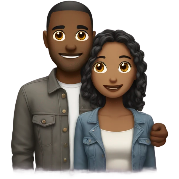 Couple love emoji