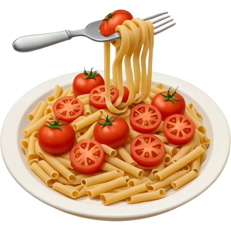 Pasta vermelha com papel emoji