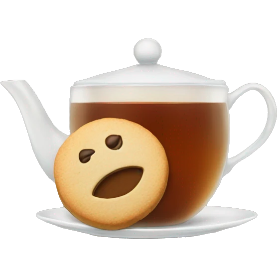 tea cookie emoji