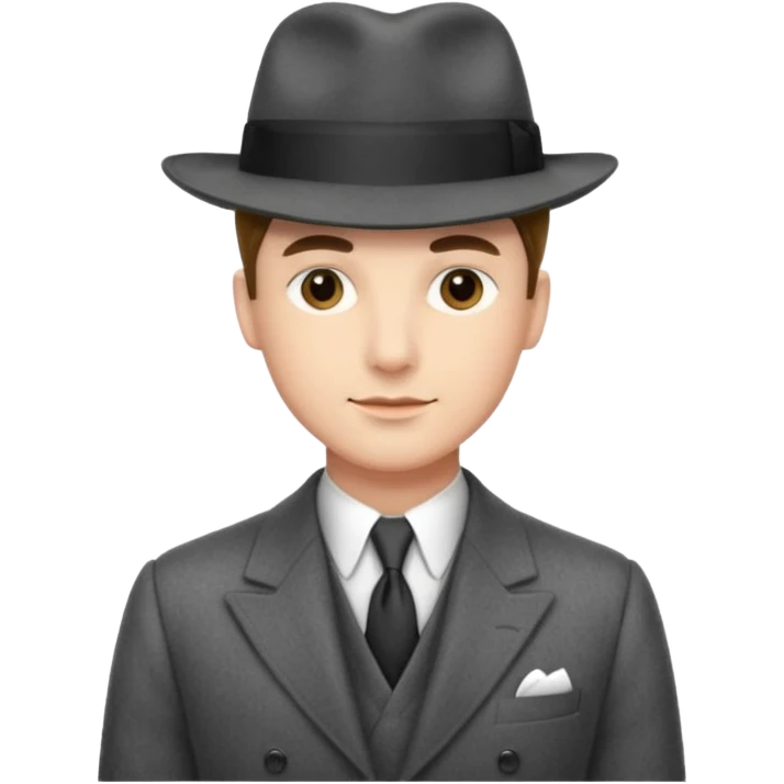 A person wearing a 1940s suit emoji