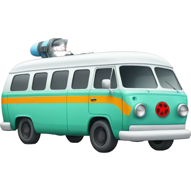 Scooby and the meddling kids monster ,ghost busters,hippie van. emoji