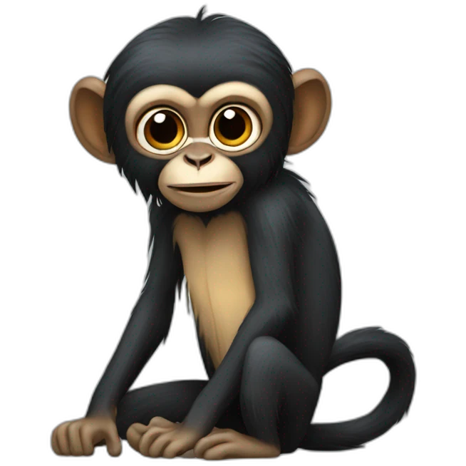 Spider monkey emoji