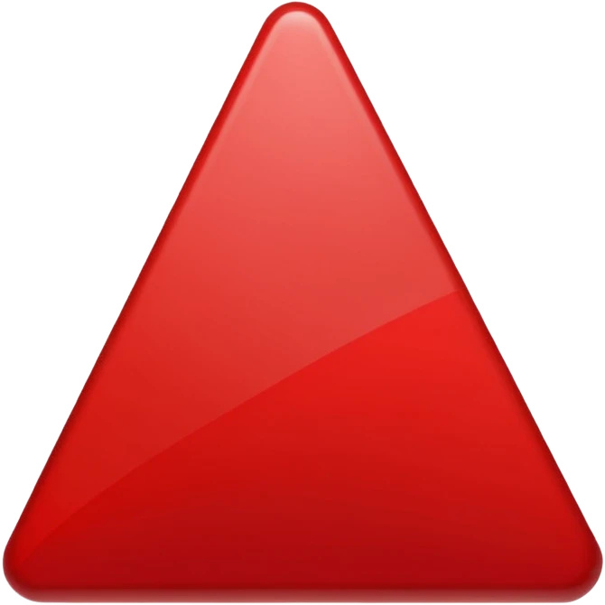 red triangle emoji