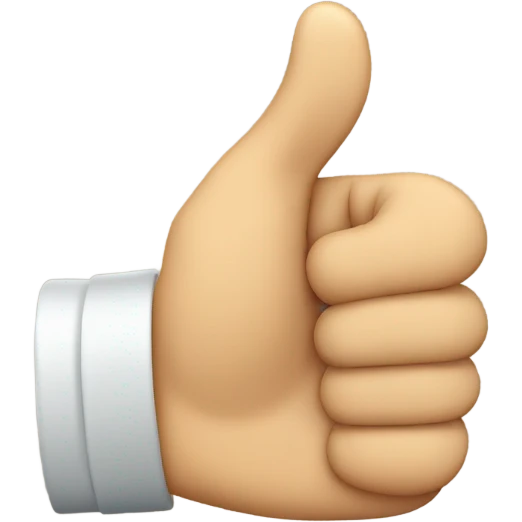 thumbs up emoji