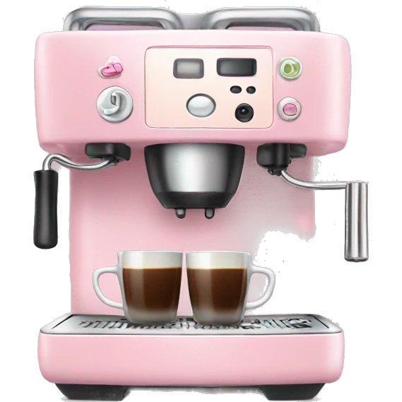 Light Pink coffee machine  emoji