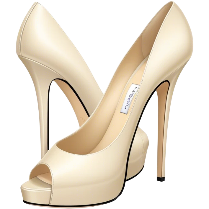 jimmy choo high heels on wardribe emoji