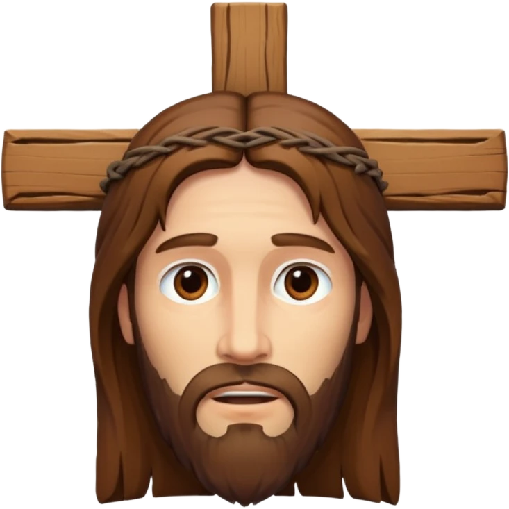 Jesus Christ on cross  emoji