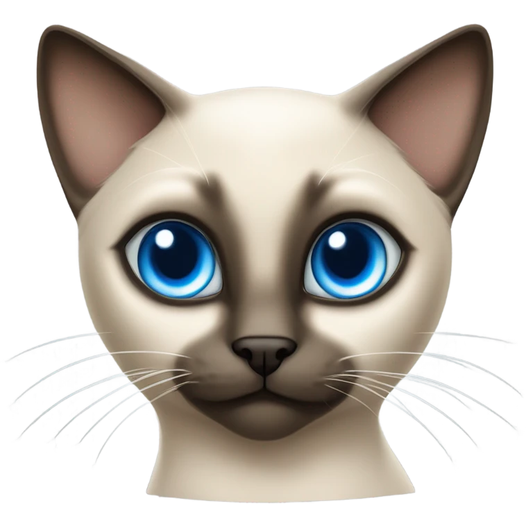 Siamese fat cat emoji
