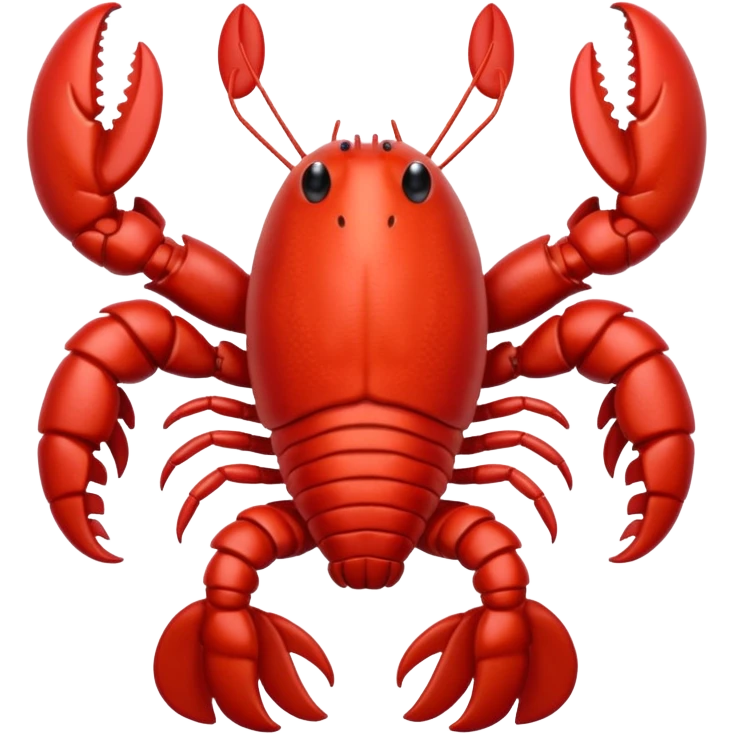 a lobster dressed as a superhero 🦞in the style of this lobster emoji emoji