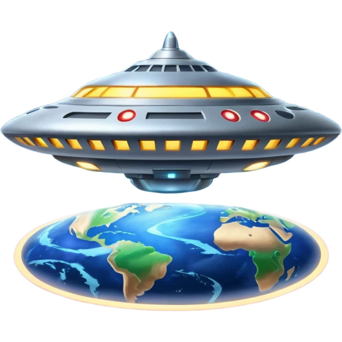 UFO mother ship attacking earth emoji