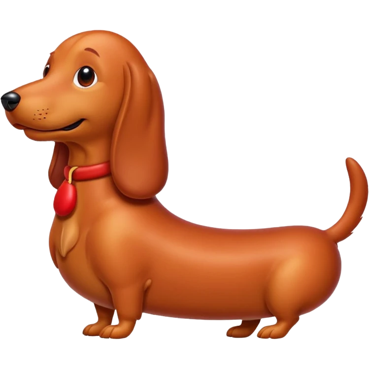 A Weiner without a bun emoji