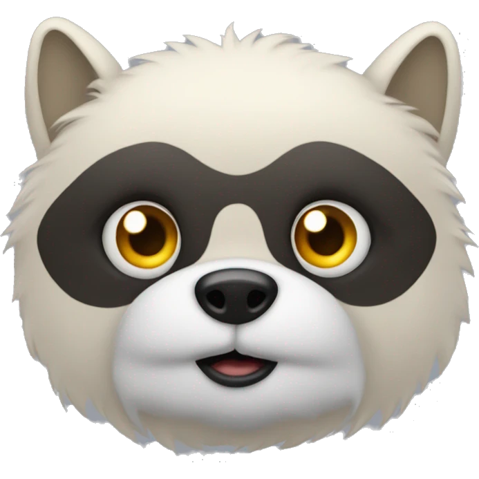 fat furry with wide eyes emoji
