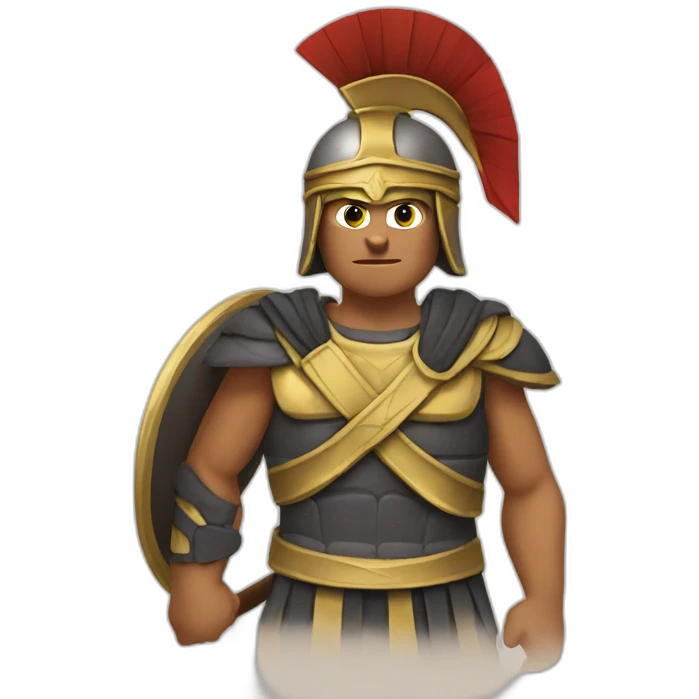 Athenian warrior emoji