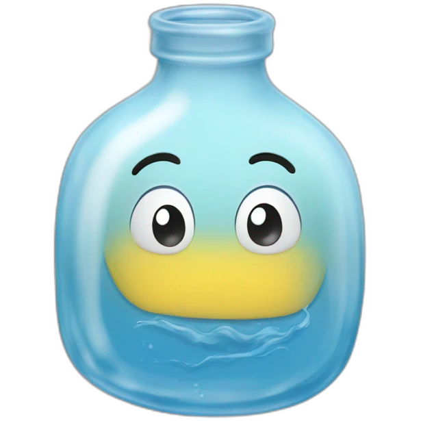Bouteille d’eau plastique emoji