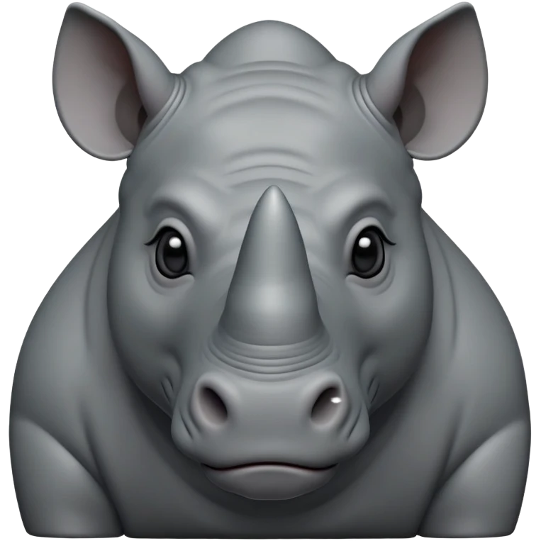 cinematic-noble--rhinoceros-portrait-emoji,slate-grey-hide--poised-and-regal,-with-a-massive,-powerful-build-and-a-thick, -deep-set-soulful-piercing-eyes,-simplified-yet-sharp-and-sophisticated-features,-highly-detailed,-large-black-eyes, zoomed out showing shoulders emoji