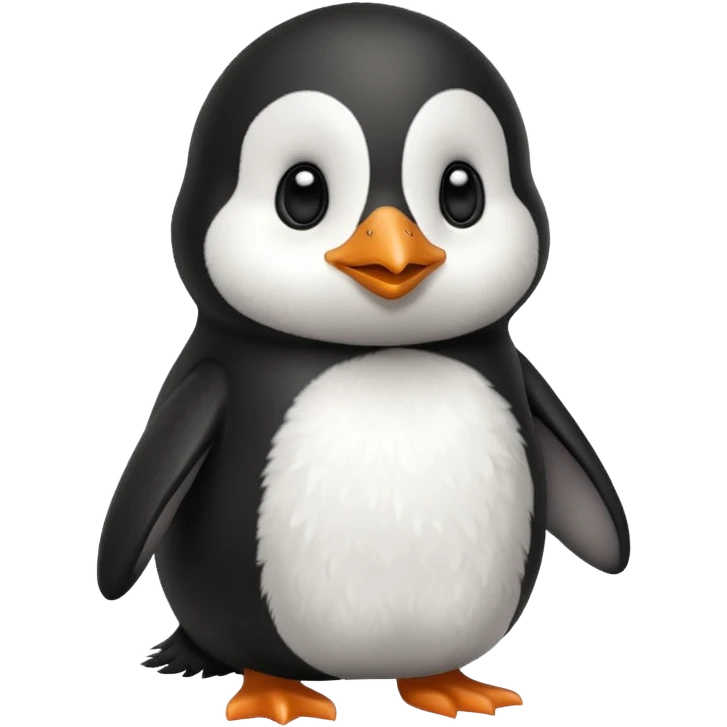 A penguin and a dog mixed together emoji