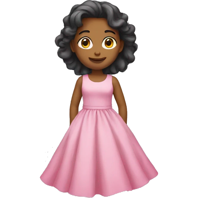 pink dress emoji