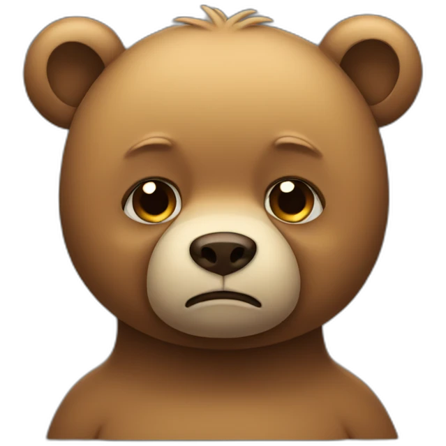 sad-bear emoji