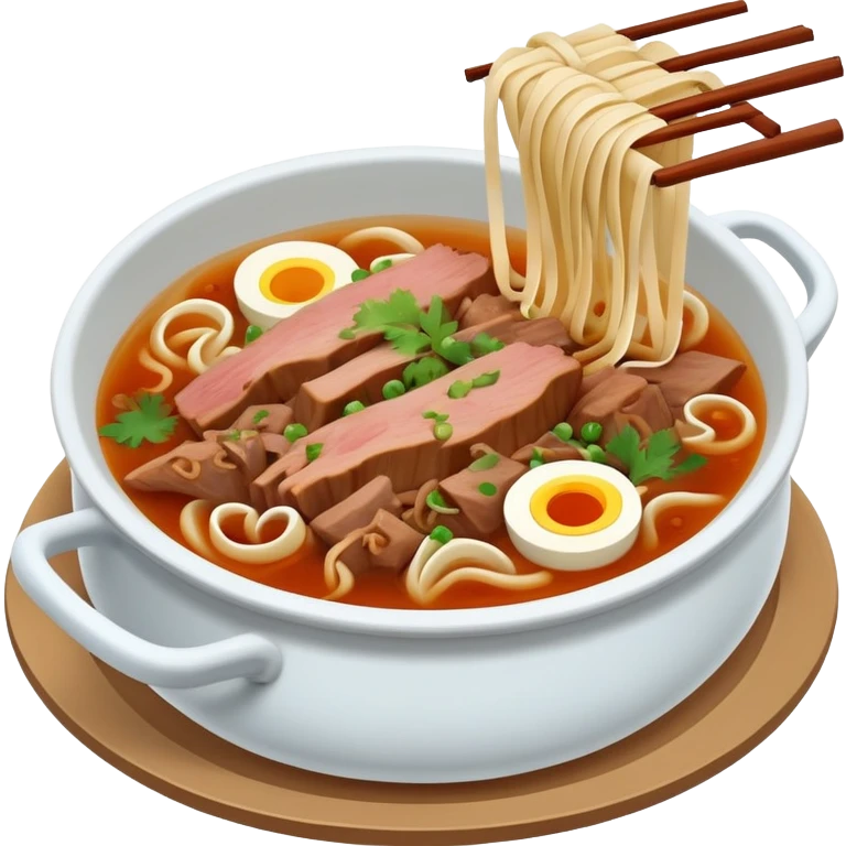 Beshbarmak, traditional Kazakh dish with flat noodles and meat emoji