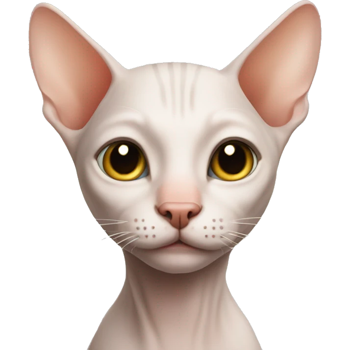 Hairless cat emoji