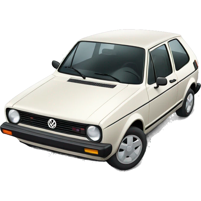 Volkswagen Golf car emoji
