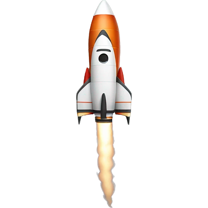 A cool rocket emoji emoji