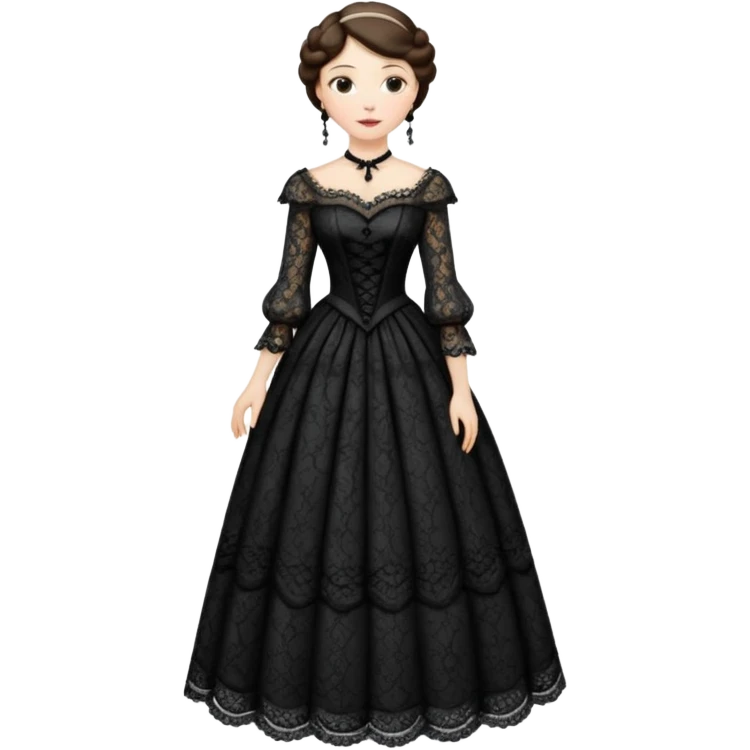 Victorian ladie emoji