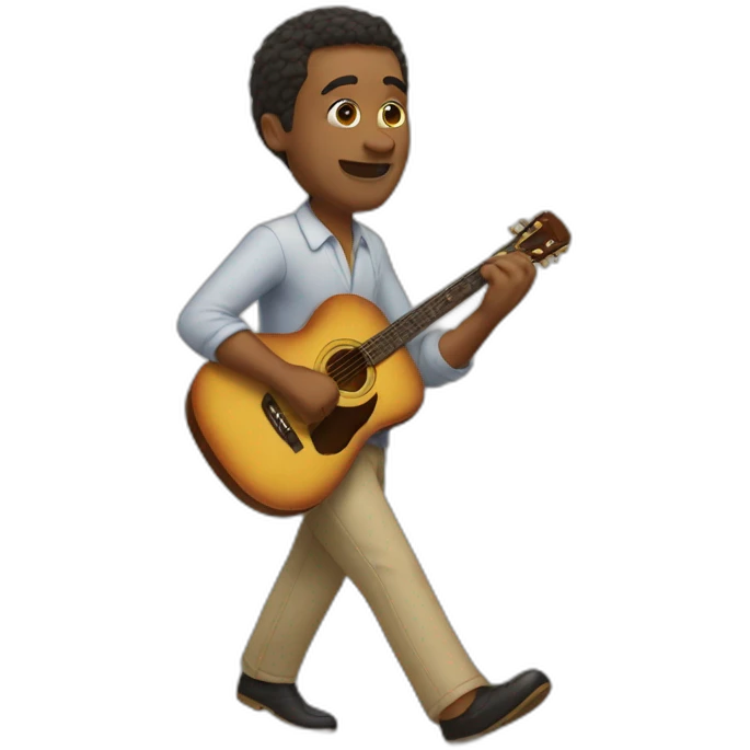 A man plays once a foot  emoji