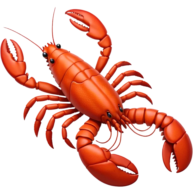 White lobster  emoji