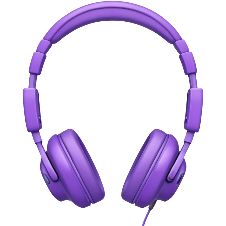 purble headphone emoji