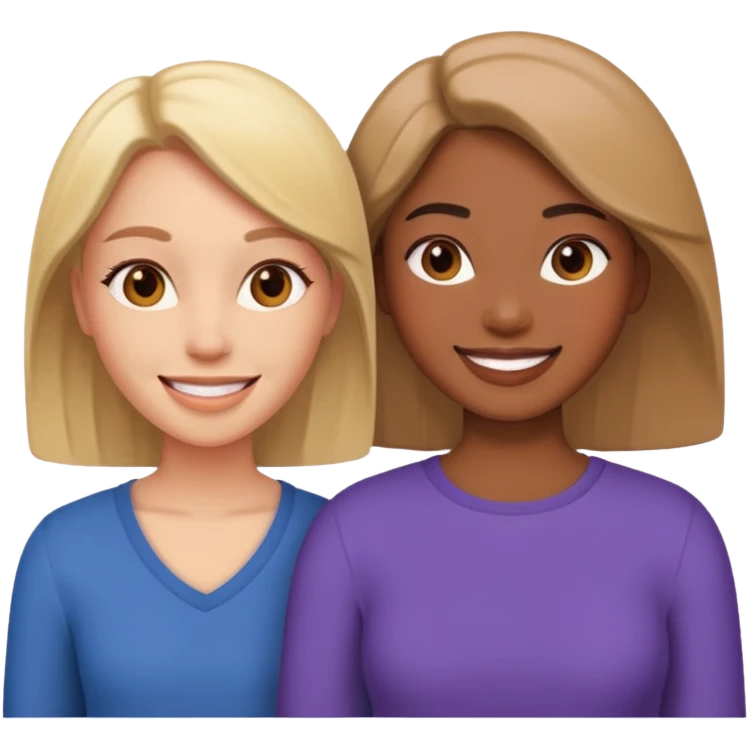 2 amiche emoji