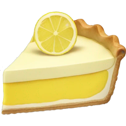 Lemon pie emoji