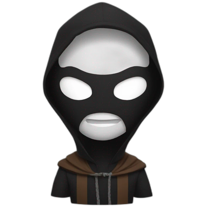 venom wearing monk hood emoji