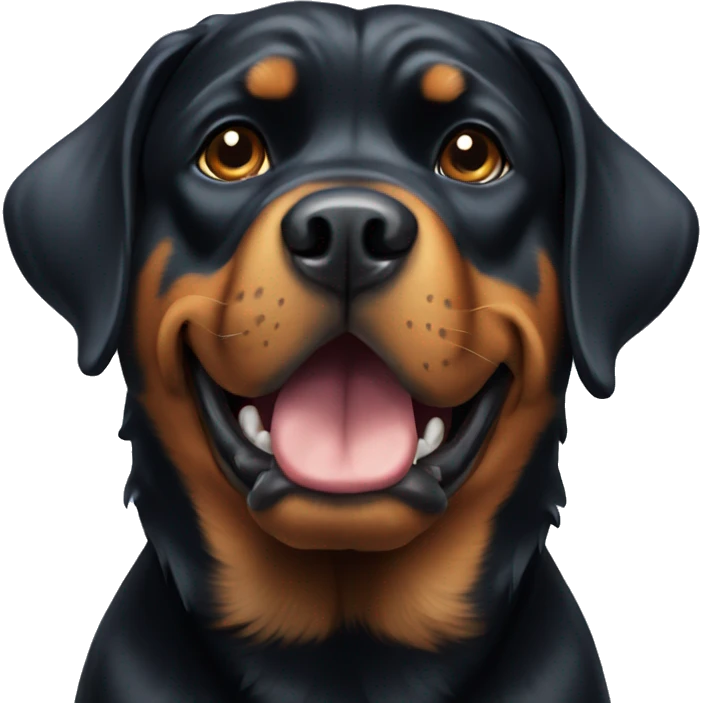 Dog rottweiler  emoji